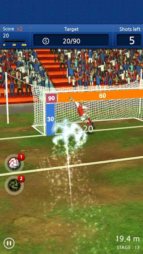Finger soccer : coup franc screenshot 3