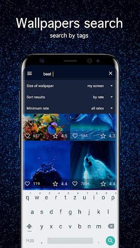 Blue Wallpapers 4K screenshot 2