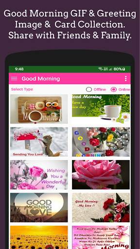 Good Morning GIF & Greetings  Collection скриншот 5