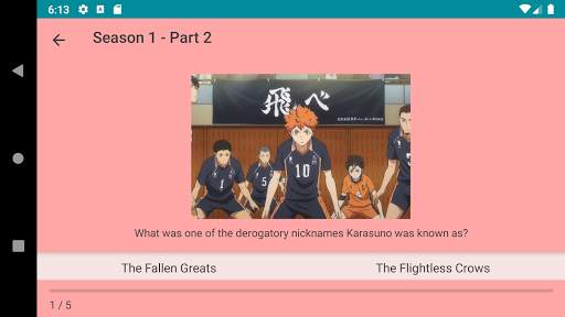 Haikyuu Trivia screenshot 6