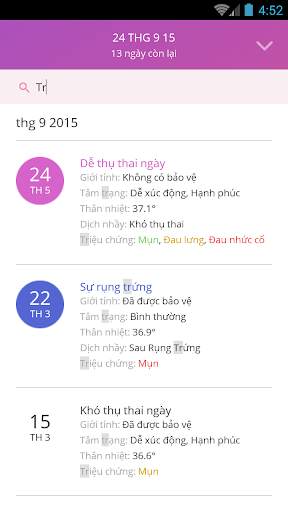 Ovu - Theo Dõi Kỳ Kinh Nguyệt screenshot 5
