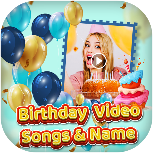 Birthday Effect Video Maker with Song and Name आइकन