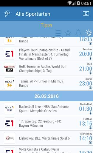 Live Sport TV Programm screenshot 6