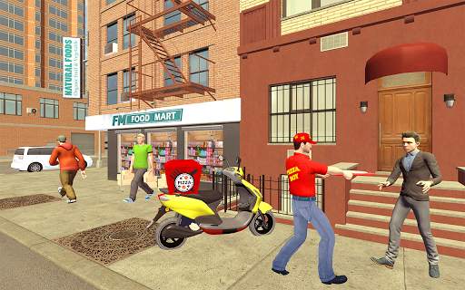 Pizza Delivery Boy : Smash ATV Simulator screenshot 1