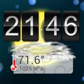 14 days Weather Flip Clock °F 2.9.25