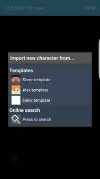 Skin Editor 3D for Minecraft screenshot 1