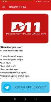 Dream11 Wins screenshot 1