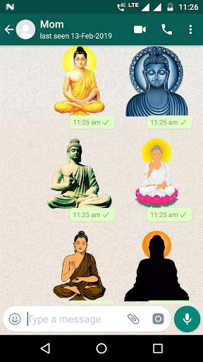 Budh Purnima WhatsApp Stickers screenshot 1