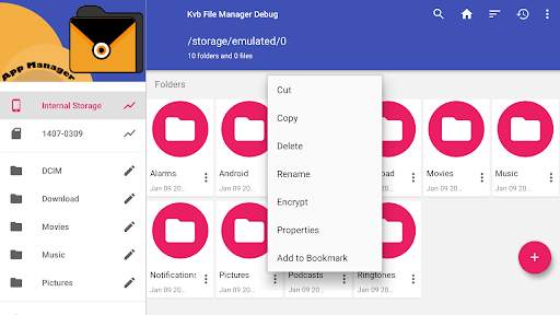 File Manage KVB - file explorer and App Manager screenshot 13