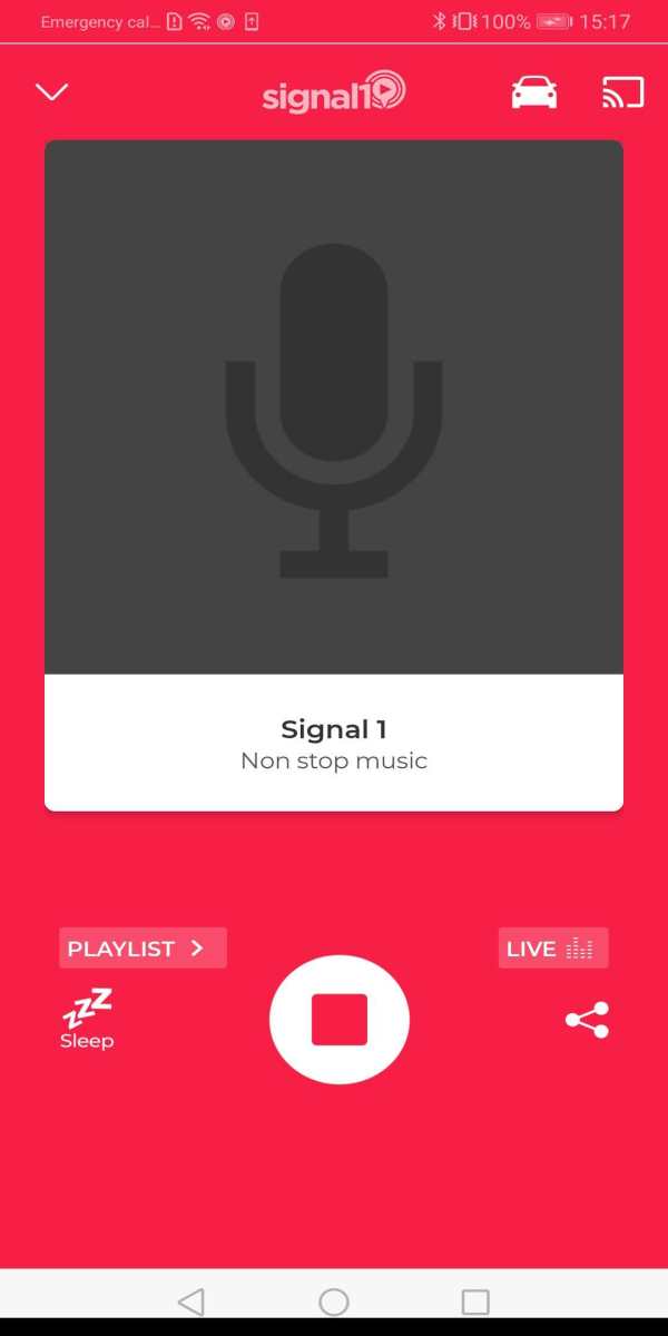 Signal 1 Radio screenshot 2