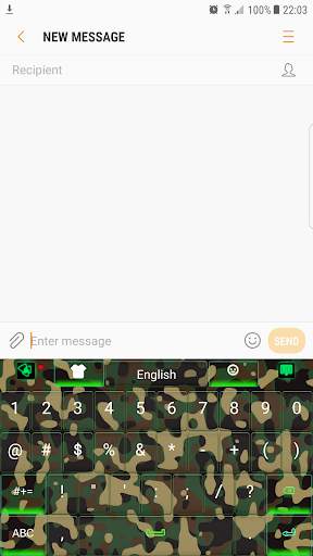 Keyboard Woodland Army स्क्रीनशॉट 3