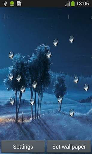 Photo Rain Bubbles LWP screenshot 5