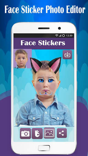 Face Stickers Photo Editor screenshot 1