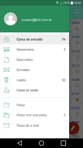 BOL Mail screenshot 2