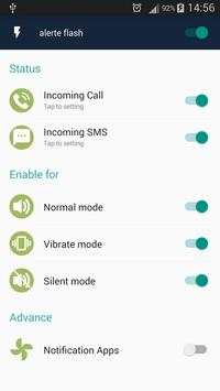 Flash Alerts on Call flash SMS screenshot 1