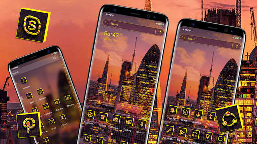 London Evening Launcher Theme screenshot 3