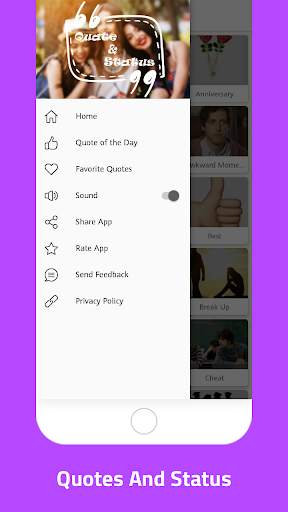 Quotes and Status screenshot 2