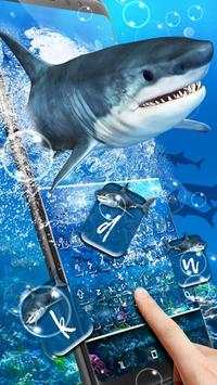 Ocean Shark Keyboard Theme screenshot 2