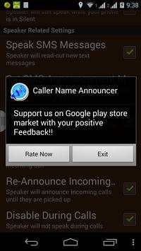 SMS/NAME ANNOUNCER screenshot 4