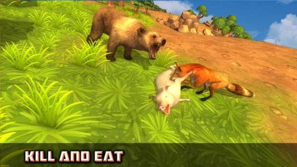Angry bear Simulator 3D स्क्रीनशॉट 4
