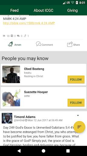 My ICGC App screenshot 2