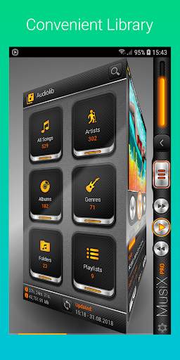 MusiX Player PRO (Trial) 4 تصوير الشاشة