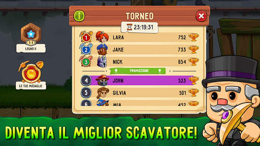 Dig Out! Gold Miner Avventura screenshot 13