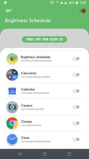 Brightness Control Free - Brightness per app screenshot 1