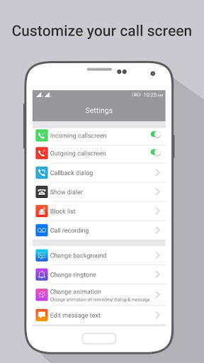 HD Phone 7 i Call Screen OS10 screenshot 3
