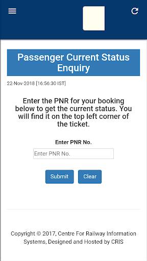 PNR Status Confirmation screenshot 2