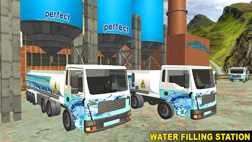Water Tanker Offroad Transport Truck Driving Game screenshot 1