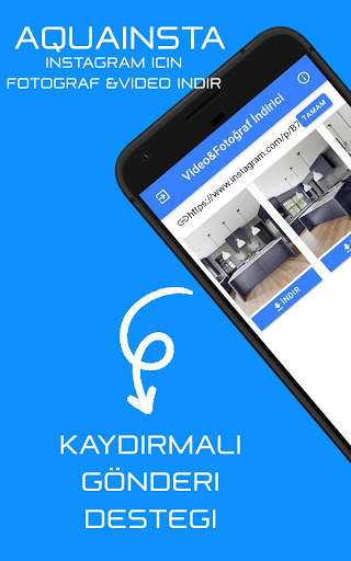 AquaDown - Instagram İçin Fotoğraf ve Video İndir screenshot 1