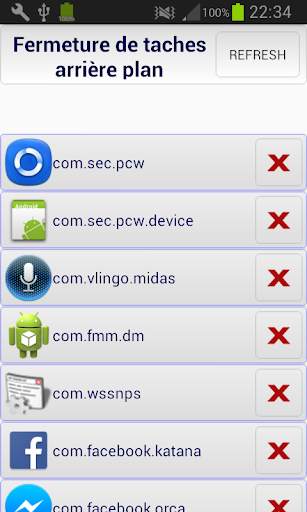 Task killer Fermeture screenshot 1