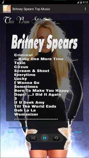 Britney Spears Top Music screenshot 3