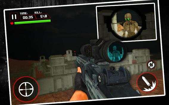 Mati Zombie Zona Sniper Perang screenshot 8