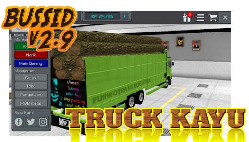 Livery Bussid Mod Truck Kayu screenshot 3