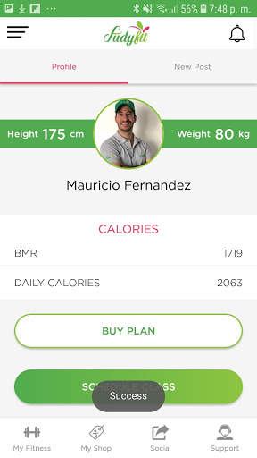 Fudyfit screenshot 2