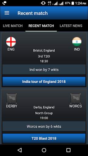 CricFest - PHP Scripts Mall Live Cricket Score App screenshot 3