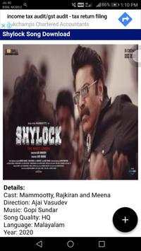 Malayalam songs download mp3 screenshot 2