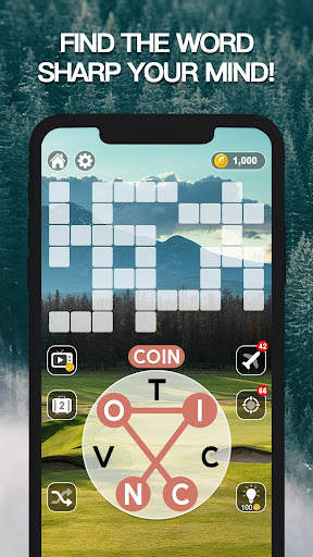 Word Crossing-Lucky Word Games screenshot 1