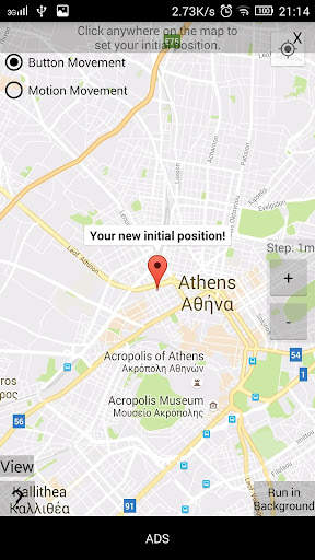 Fake GPS Movement screenshot 2