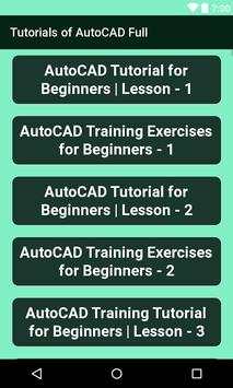 AutoCAD Tutorials for beginners Full Complete 1 تصوير الشاشة