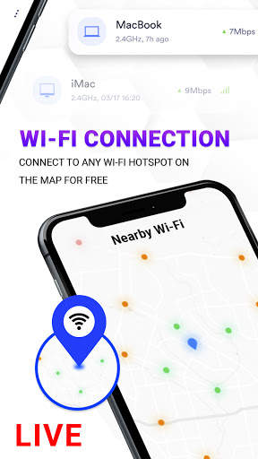 Free WiFi Connect Internet Connection Find Hotspot screenshot 3