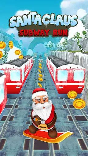 Santa Rail Rush Challenge screenshot 2