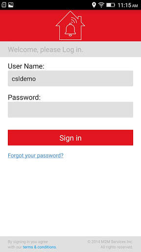 My Home Alarm screenshot 1