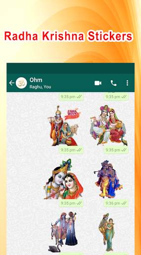 Krishna Stickers for WhatsApp screenshot 2