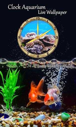 Clock Aquarium Live Wallpaper screenshot 4