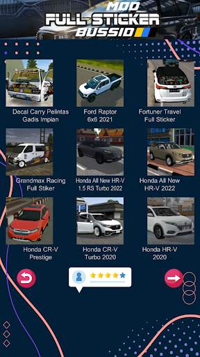 Mod Bussid Mobil Full Sticker screenshot 6