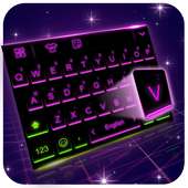 Neon Keyboard Theme with Emoji on 9Apps