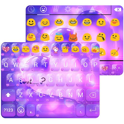 Love Is Emoji Keyboard Theme 1.1.8
